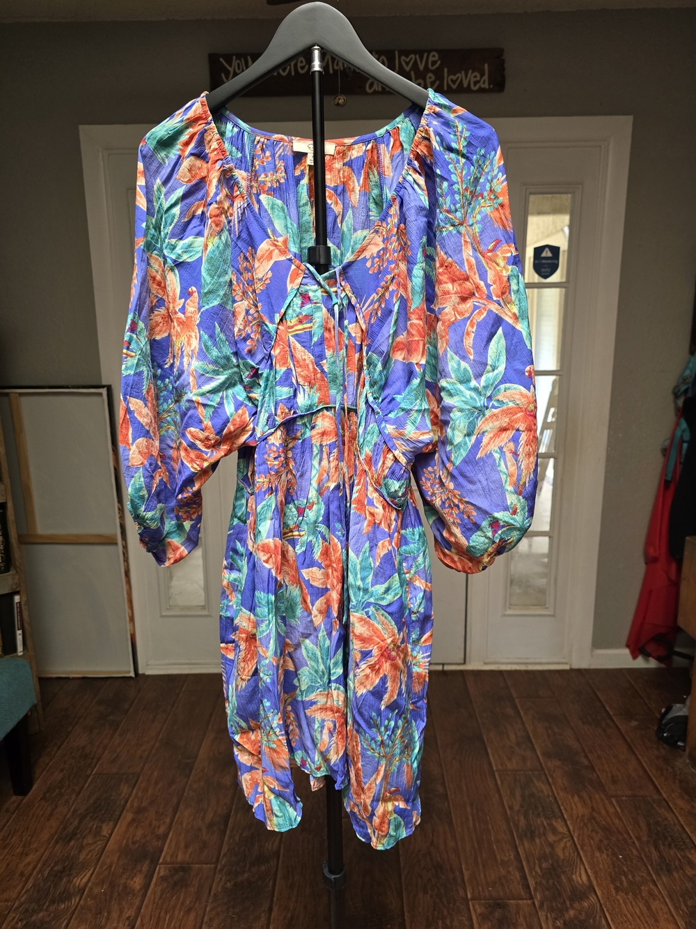 easel Floral Print Dress